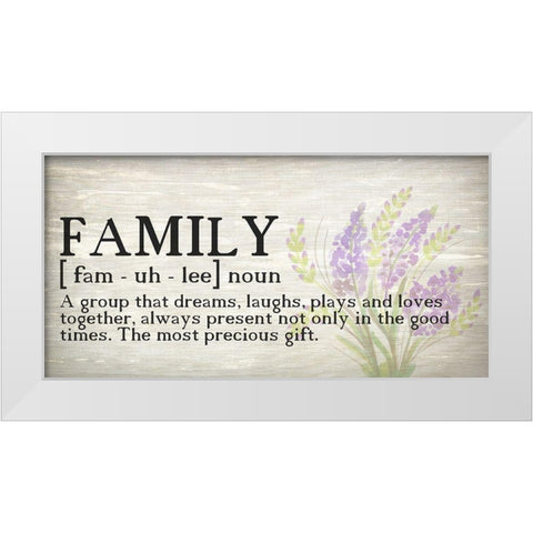 A Group That Dreams White Modern Wood Framed Art Print by Kimberly, Allen