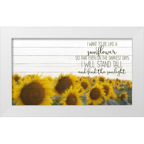 Stand Tall White Modern Wood Framed Art Print by Kimberly, Allen