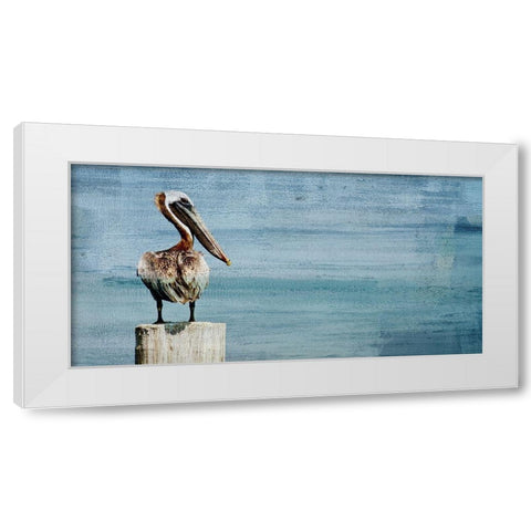 Watch Out White Modern Wood Framed Art Print by Kimberly, Allen