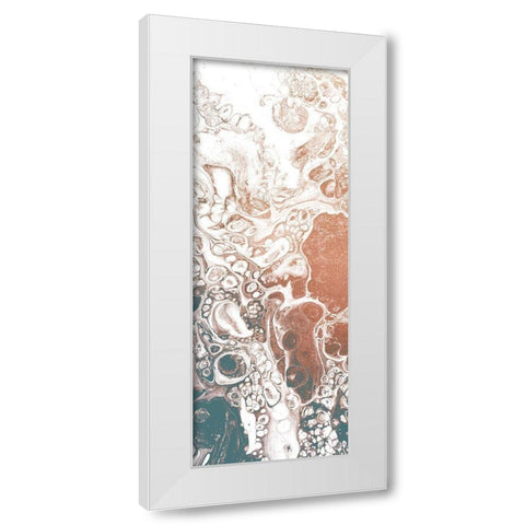 Bubble 1 White Modern Wood Framed Art Print by Kimberly, Allen