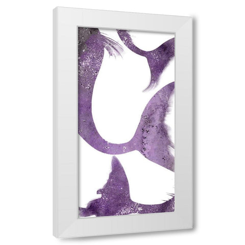 Lets be a Mermaid White Modern Wood Framed Art Print by Kimberly, Allen