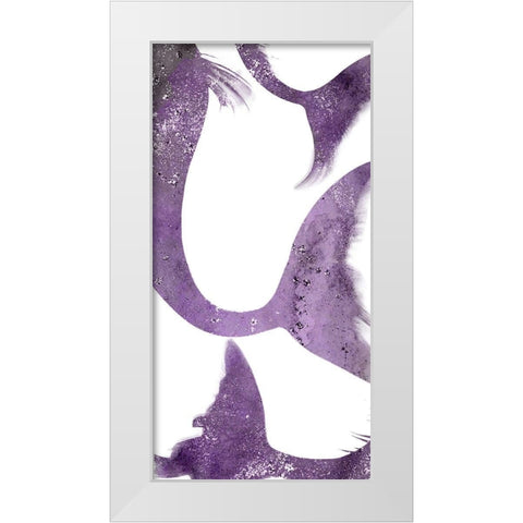 Lets be a Mermaid White Modern Wood Framed Art Print by Kimberly, Allen