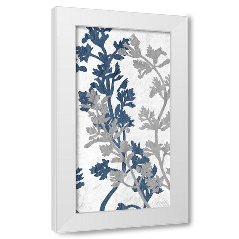 Branches 4 White Modern Wood Framed Art Print by Kimberly, Allen