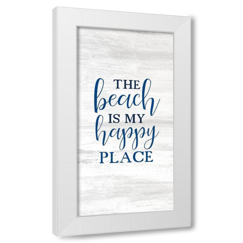 Salt and Sea 1 White Modern Wood Framed Art Print by Kimberly, Allen