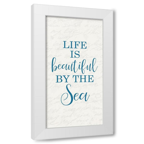 Lucky Enough 1 White Modern Wood Framed Art Print by Kimberly, Allen