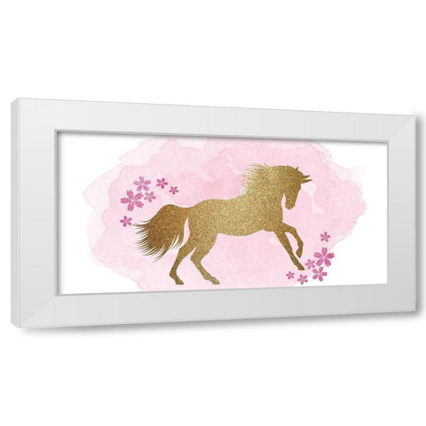 Be a Unicorn A White Modern Wood Framed Art Print by Kimberly, Allen