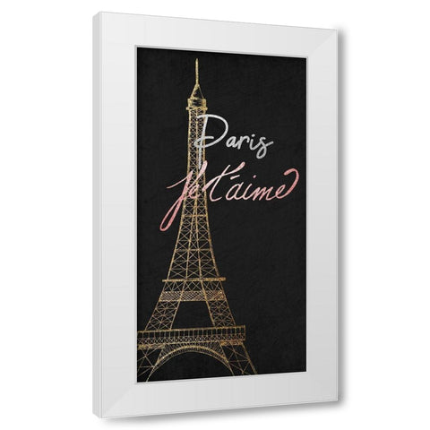 Glamour Time 1 White Modern Wood Framed Art Print by Kimberly, Allen