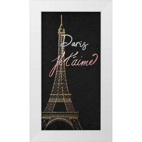 Glamour Time 1 White Modern Wood Framed Art Print by Kimberly, Allen