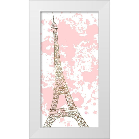 Mon Amour 1 White Modern Wood Framed Art Print by Allen, Kimberly