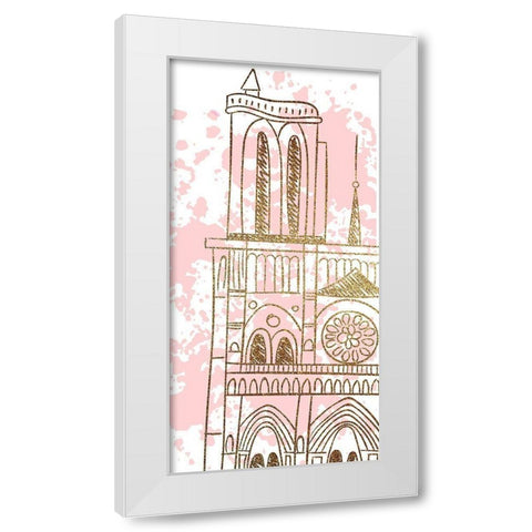 Mon Amour 6 White Modern Wood Framed Art Print by Allen, Kimberly