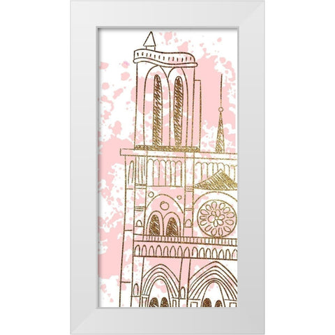 Mon Amour 6 White Modern Wood Framed Art Print by Allen, Kimberly