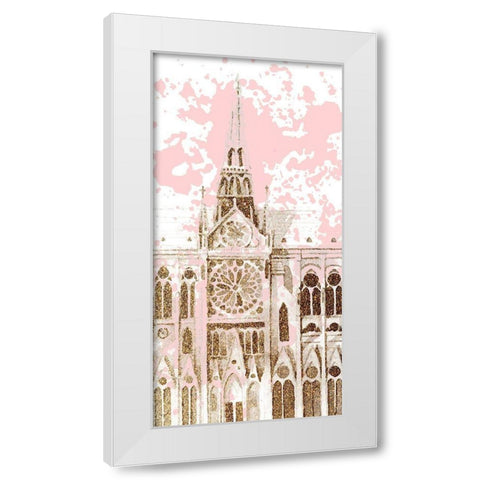 Bonjour Paris 3 White Modern Wood Framed Art Print by Allen, Kimberly