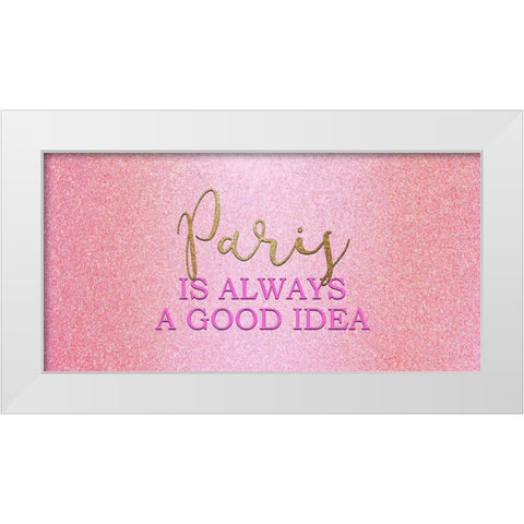 A Good Idea 2 White Modern Wood Framed Art Print by Allen, Kimberly
