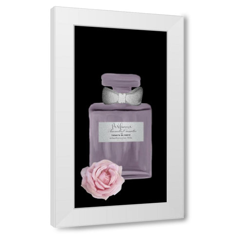 Perfume Roses 1 White Modern Wood Framed Art Print by Allen, Kimberly