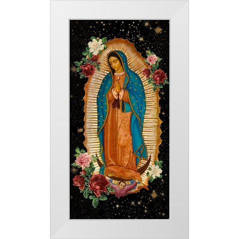 Saint 1 White Modern Wood Framed Art Print by Allen, Kimberly