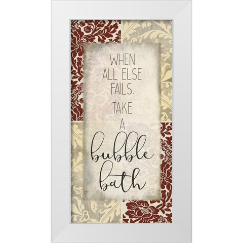 All Else 1 White Modern Wood Framed Art Print by Allen, Kimberly