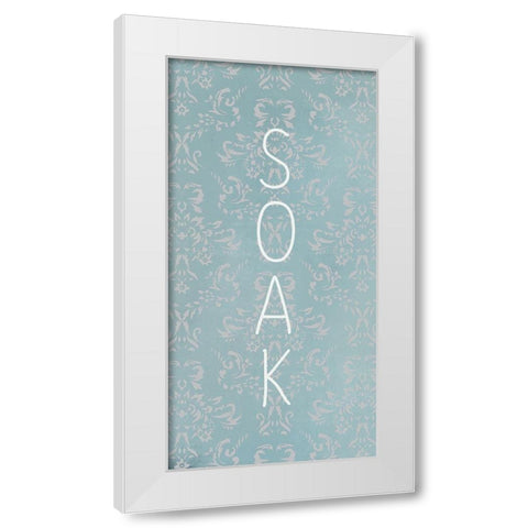 Le Bain 6 White Modern Wood Framed Art Print by Allen, Kimberly