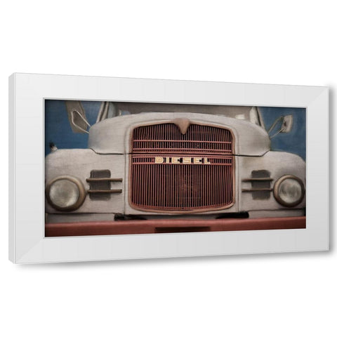 Diesel White Modern Wood Framed Art Print by Allen, Kimberly