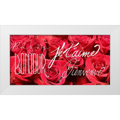 Paris Idea 3 White Modern Wood Framed Art Print by Allen, Kimberly