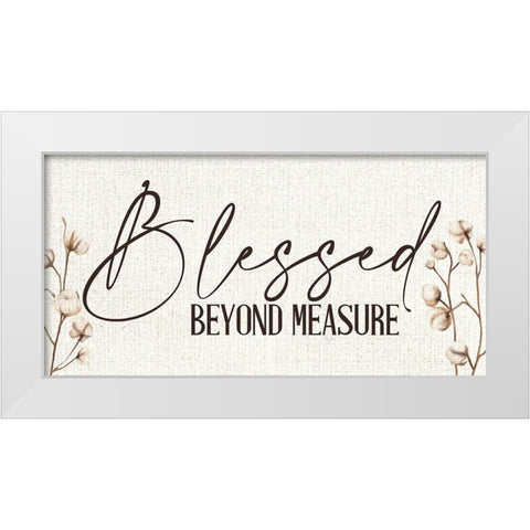 Beyond Measure White Modern Wood Framed Art Print by Allen, Kimberly