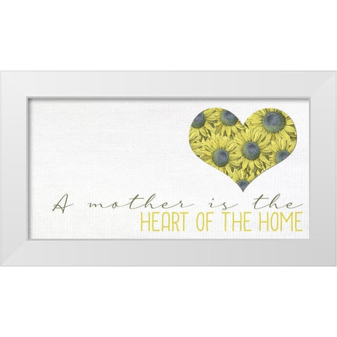 Heart of the Home White Modern Wood Framed Art Print by Allen, Kimberly