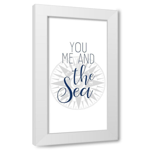 Adventures at Sea 3 White Modern Wood Framed Art Print by Allen, Kimberly