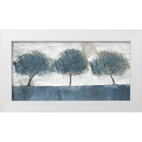 All Three White Modern Wood Framed Art Print by Allen, Kimberly