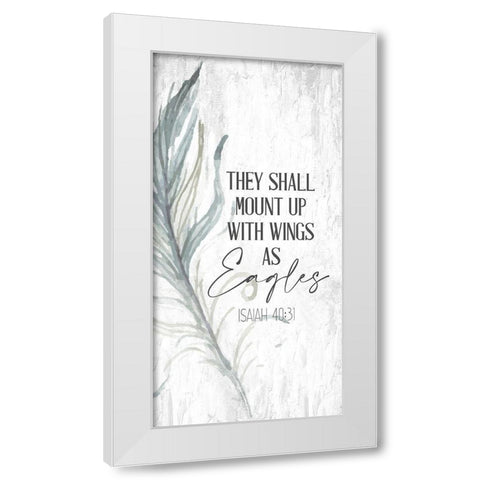 They Shall White Modern Wood Framed Art Print by Allen, Kimberly