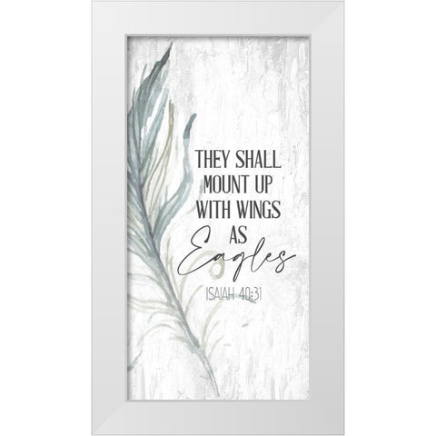 They Shall White Modern Wood Framed Art Print by Allen, Kimberly