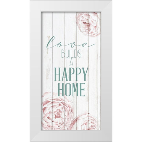 On Teal 3 White Modern Wood Framed Art Print by Allen, Kimberly