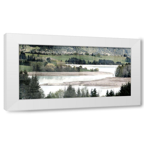 River Rum White Modern Wood Framed Art Print by Allen, Kimberly