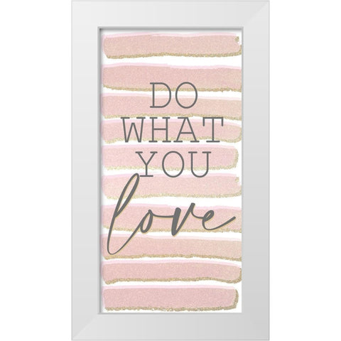 Fashionista 6 White Modern Wood Framed Art Print by Allen, Kimberly