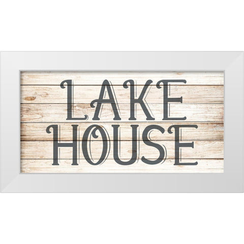 Lake House 4 White Modern Wood Framed Art Print by Allen, Kimberly