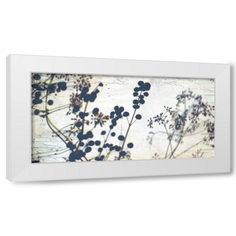 Dried Flowers White Modern Wood Framed Art Print by Allen, Kimberly