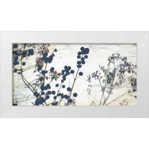 Dried Flowers White Modern Wood Framed Art Print by Allen, Kimberly