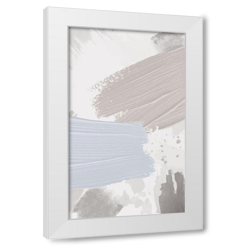 Strokes 3 White Modern Wood Framed Art Print by Allen, Kimberly