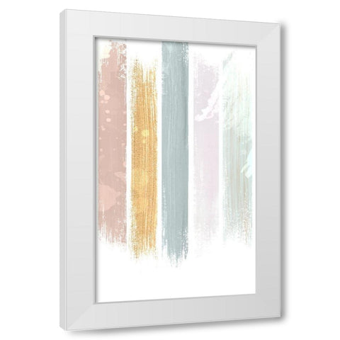 Streams 1 White Modern Wood Framed Art Print by Allen, Kimberly