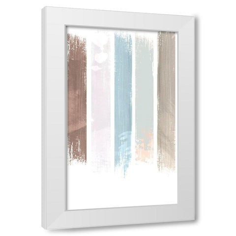 Streams 2 White Modern Wood Framed Art Print by Allen, Kimberly