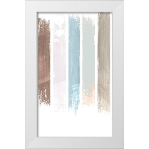Streams 2 White Modern Wood Framed Art Print by Allen, Kimberly