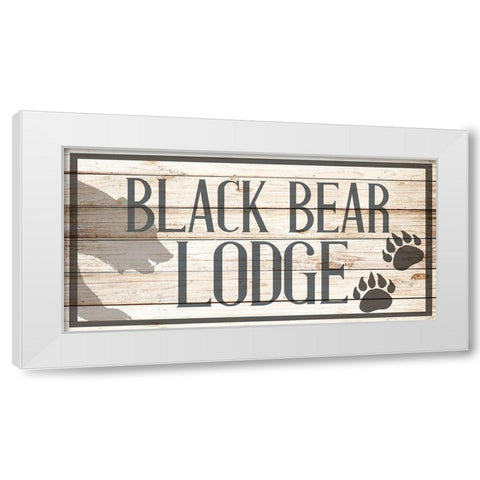 Lake House 10 White Modern Wood Framed Art Print by Allen, Kimberly