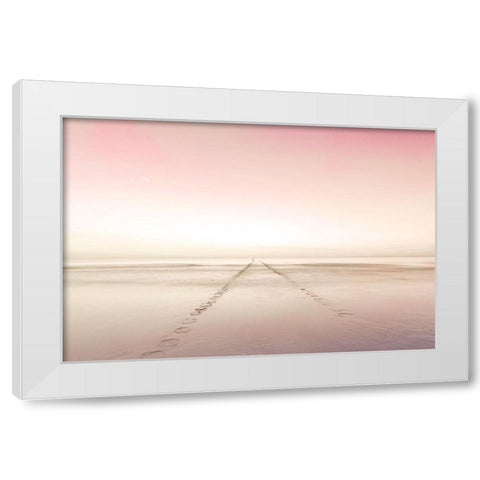 Water Pathway White Modern Wood Framed Art Print by Allen, Kimberly