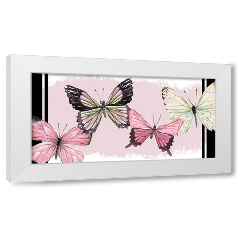 Brave Wings 3 White Modern Wood Framed Art Print by Allen, Kimberly