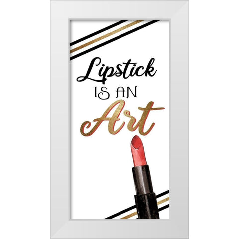 An Art 1 White Modern Wood Framed Art Print by Allen, Kimberly