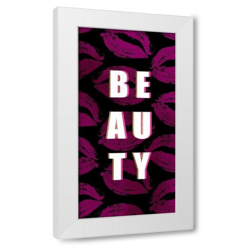 Beauty White Modern Wood Framed Art Print by Allen, Kimberly