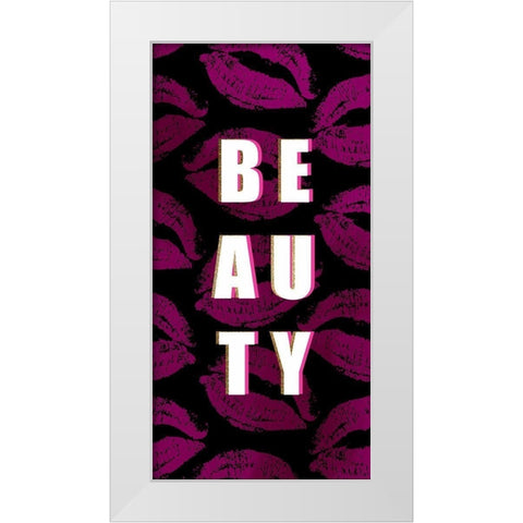 Beauty White Modern Wood Framed Art Print by Allen, Kimberly
