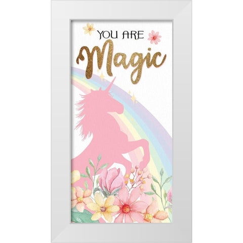 You are Magic 1 White Modern Wood Framed Art Print by Allen, Kimberly