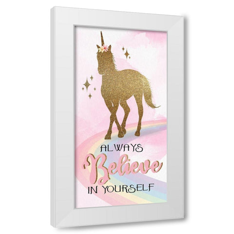 You are Magic 2 V2 White Modern Wood Framed Art Print by Allen, Kimberly