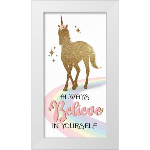 You are Magic 2 White Modern Wood Framed Art Print by Allen, Kimberly
