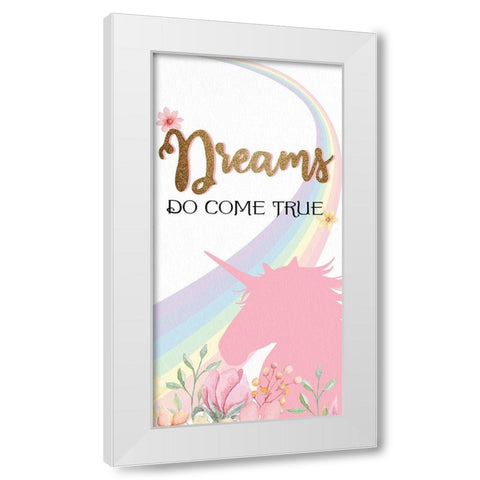 You are Magic 3 White Modern Wood Framed Art Print by Allen, Kimberly