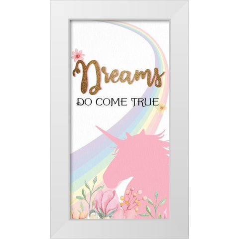 You are Magic 3 White Modern Wood Framed Art Print by Allen, Kimberly